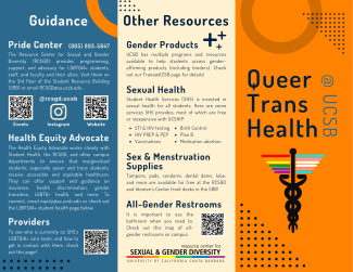 Queer and trans health pamphlet