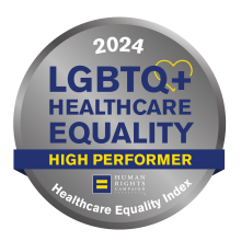 Silver LBTQ+ Heathcare Equality Medal